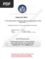 HPLC Vitamin B1