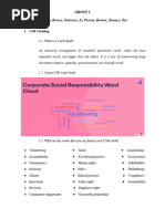 (COBCSRG - K33) Group Activity 1 On CSR Clouding and CSR Curses