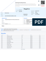 Negative Drug Test Results