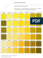 Pantone Color Chart