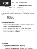 Q. Show That (P Q) and P Q Are Logically Equivalent. Ans: (P Q) ( P Q) ( P) Q P Q