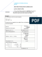 Study Guide Systems of Linear Equations