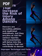 Lesson 3 Factors That Increase The Risk of Injury Among Dancers