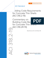 ACI 318-2-19 - Preview - Buildings Code Requirements For Concrete Thin Shells and Commentary