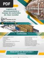 Modulo 3 Logistica de Almacenamiento y Manejo de Materiales de Clase Mundial