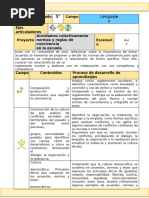 5to Grado Septiembre 08 Acordamos Colectivamente Normas y Reglas 2023 2024