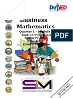 Bus - Math11a - Q1mod3of8 - Kinds of Proportion Solving Problems Involving Kinds of Proportion - v2 SLM