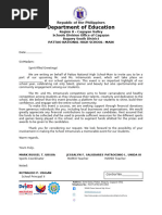 Solicitation Letter For MR - and Ms. Intramurals