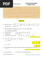 2 Tema N°2 - Matrices - Determinantes y Sistemas de Ecuaciones - David Osorio Cróquer