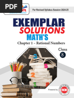 Class 8 Mathematics - Ncert Solution Chapter 1 Rational Numbers