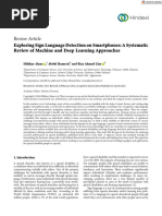 Advances in Human-Computer Interaction - 2024 - Alam - Exploring Sign Language Detection On Smartphones A Systematic