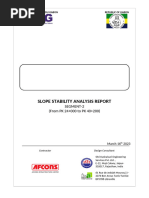 SEG-2 - SLOPE STABILITY ANALYSIS REPORT Swampy Area