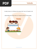 Active and Passive Voice Class 6 CBSE English Grammar (PDF)