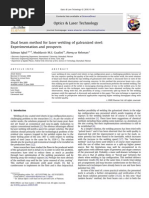 Dual Beam Method For Laser Welding of Galvanized Steel