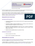 Folleto Explicativo Tarjeta de Credito Clasica Garantizada