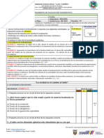 F1. Instrumento de Evaluación Diagnóstica - Biologia 1ro Bgu