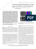 Weednet: Dense Semantic Weed Classification Using Multispectral Images and MAV For Smart Farming