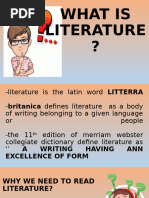 What Is Literature