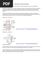 One and Two Point DC Motor Starters