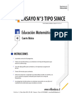 Ensayo3 Simce Matematica 4basico 2014 Forma B