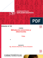 Tema 5 Métodos de Entrevista y Observación