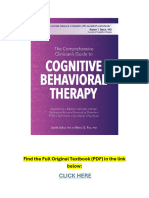 The Comprehensive Clinician's Guide To Cognitive Behavioral Therapy