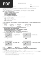 Summative Assessment Gas Laws