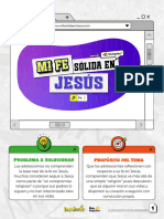 MI FE SOLIDA EN JESUS - Tema