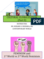 Handout 6.2 Cultural Globalization