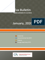 Tax Bulletin - January 2020 - 20th Edition