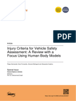 Injury Criteria For Vehicle Safety Assessment - A Review With A Focus Using Human Body Models