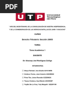 Informe Sobre La Potestad Tributaria y Los Principios Constitucionales Del Derecho Tributario