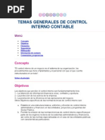 Temas Generales de Control Interno Contable