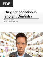 Drug Prescription in Dentistry