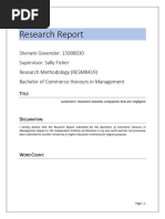 Sherwin Govender Research Report 2018