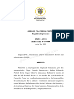 Corte Suprema Ratificó Condena Contra Los Exministros Por Yidispolítica