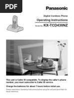 Panasonic Kx-tcd430 (Eng)