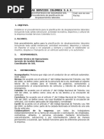 Paso 15. Procedimiento de Planificación de Desplazamientos Laborales