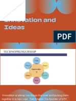 Innovation and Ideas