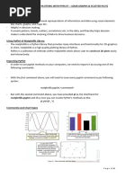 Chapter 3 & 4 Notes - Plotting With PyPlot-I & II