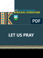 Week 1 Presentation African Literature Introduction