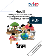 Health1 - q1 - Mod1 - Pagkaing Masustansiya - Version2