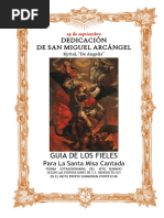 29 de Septiembre. Dedicación de San Miguel Arcángel. GUÍA DE LOS FIELES PARA LA SANTA MISA CANTADA. Kyrial Angelis