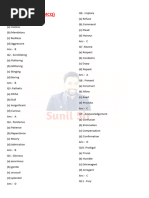 English (100 MCQ) - Synonyms