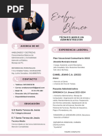 Curriculum Vitae de Mujer Profesional Con Foto Femenino Rosa - 20240814 - 210742 - 0000