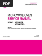 Service Manuals LG Microwave MS3447GRS MS3447GRS Service Manual