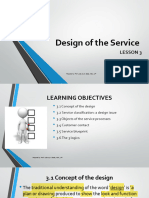 Lesson 3 Design of The Service 1