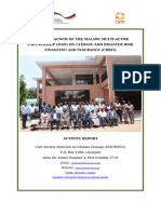 CISONECC REPORT - OFFICIAL LAUNCH OF THE MALAWI MULTI-ACTOR PARTNERSHIP ON CDRFI - Revised - Cleaned