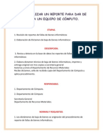 Como Realizar Un Reporte para Dar de Baja A Un Equipo de Cómputo