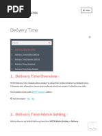 Delivery Time - WCFM Documentation